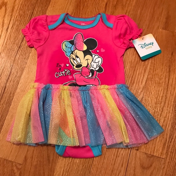 Disney Other - SALE Minnie Mouse Tulle Skirted Bodysuit
